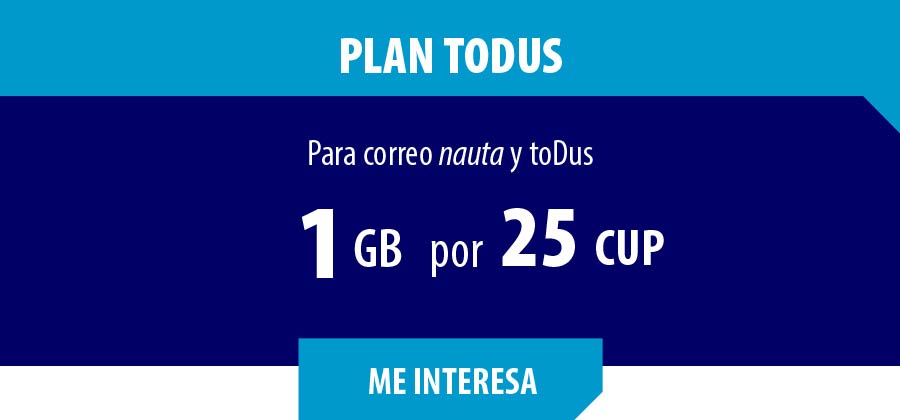 Nueva plan de datos Todus