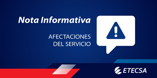 interrupciones en la isla