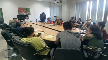 División Territorial de Camagüey reunidos con la prensa